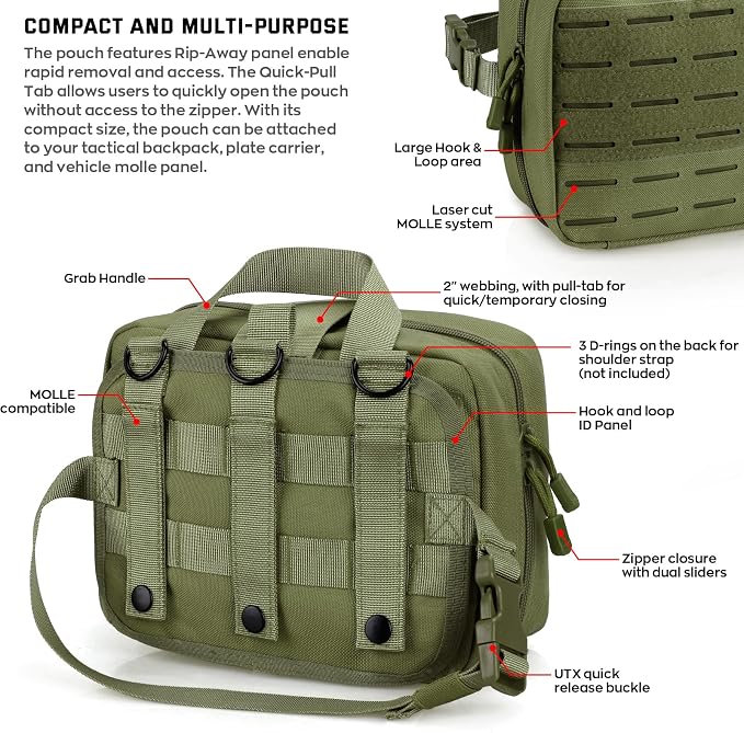 LIVANS Tactical Molle Medical Pouch - Image 5