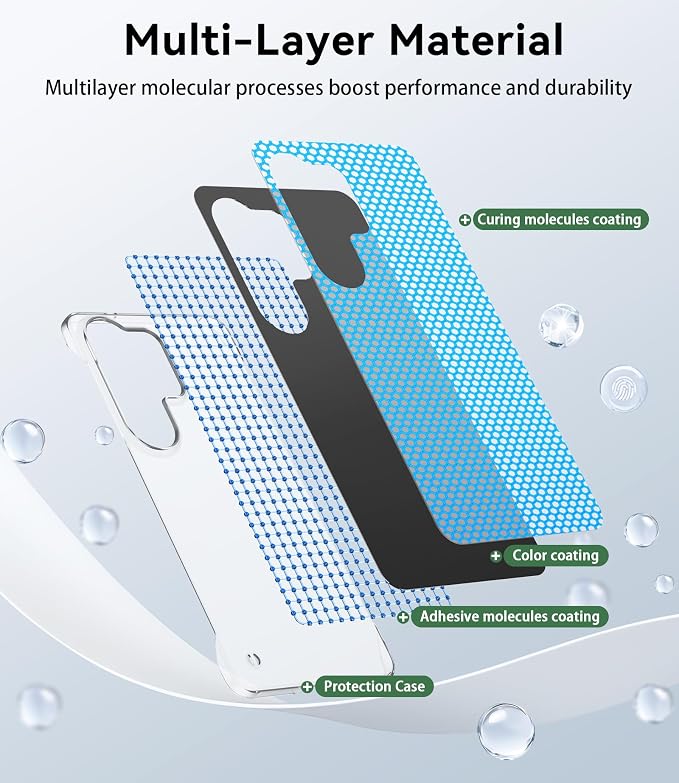 GRECAZO Slim Borderless for Samsung Galaxy S26 Ultra Phone Case 6.9" Ultra-Thin - Image 5