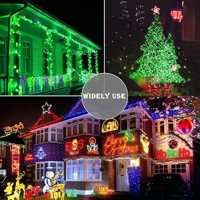 Green String Lights Outdoor Decoration, 66 ft 200 LED Green St. Patrick's Day - Image 5
