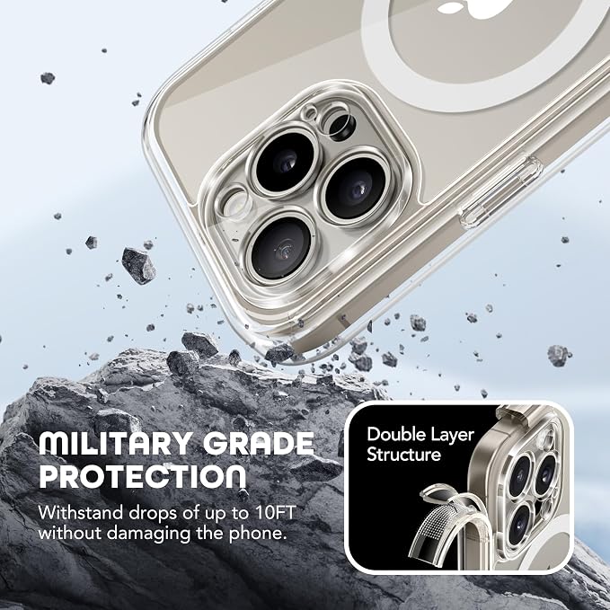 TIESZEN for iPhone 15 Pro Max Case, Compatible - Image 7