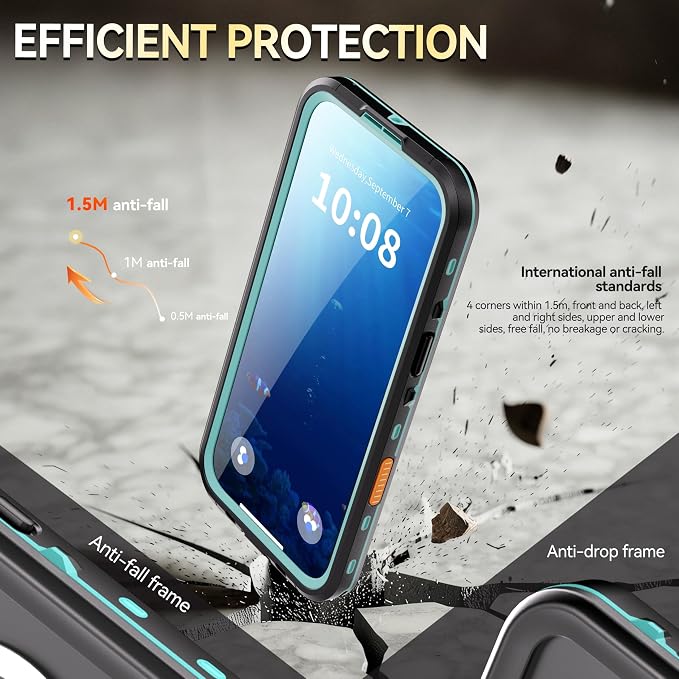 Compatible for iPhone 17 Air Case 6.5" Waterproof 【Compatible - Image 4