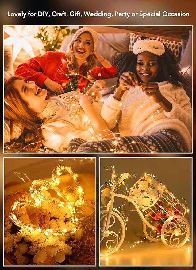 Brightown 24 Pack Fairy Lights Battery Operated - 7Ft 20 Led Mini String Lights - Image 6