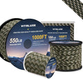Paracord 550, 7 Triple Strands Utility Rope, Parachute Cord by VITALUXE