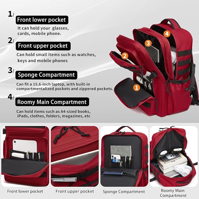 Wotony Military Tactical Backpack - Image 2
