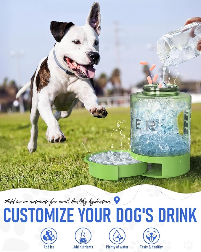 Portable Dog Travel Water Bottle, 77oz Large Portable Dog Water Bowl Dispenser - Image 6