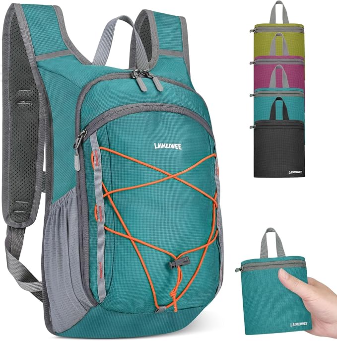 13L Small Hiking Backpack for Women Men, Lightweight Foldable Day pack by Unknown