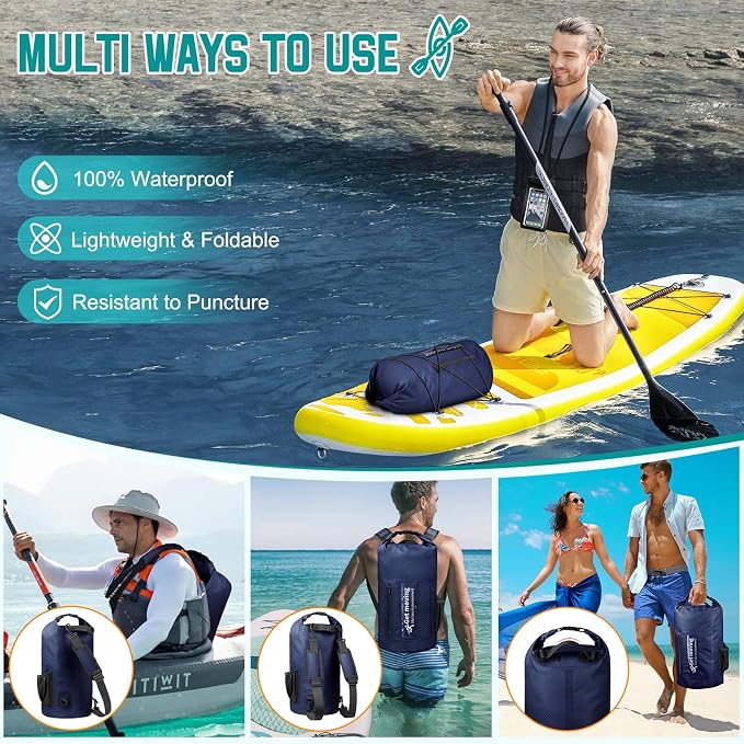 BKNOOU Dry Bag Waterproof Backpack - Image 5