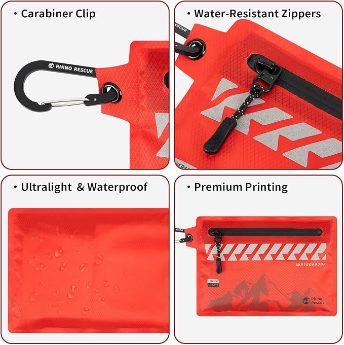 RHINO RESCUE Small First Aid Kit Ultralight Waterproof Medical Kit - Image 4