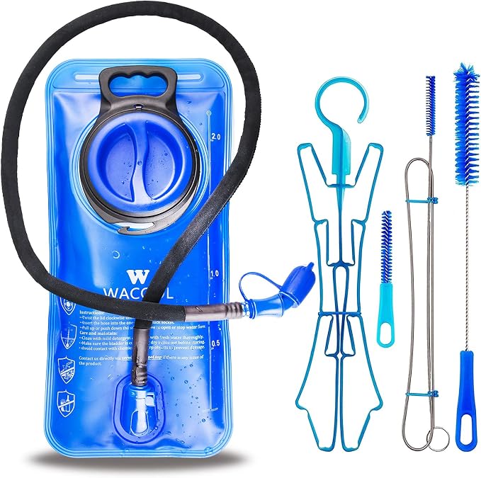 WACOOL 2L 2.5L 3L BPA Free PEVA Hydration Pack Bladder Leak-Proof Water by WACOOL