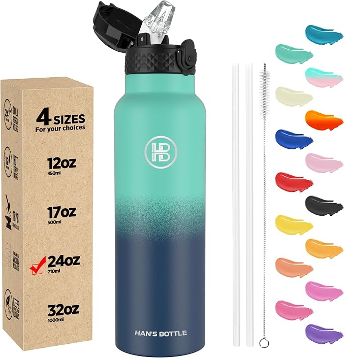 Han's Bottle Sports Water Bottle - 24 Oz by han%27s+bottle