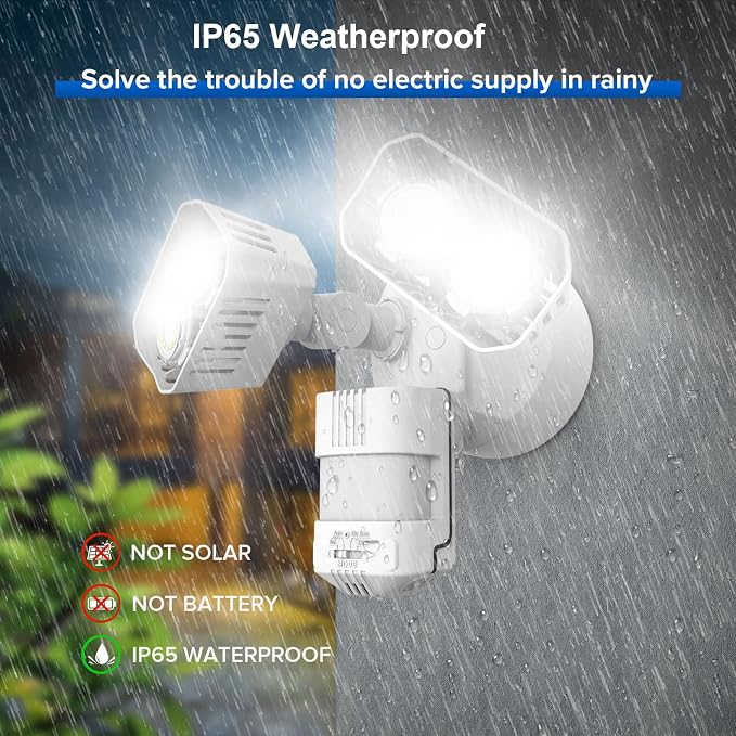 SANSI 28W 3500LM Motion Sensor Outdoor Lights, Flood Lights Outdoor Motion - Image 4