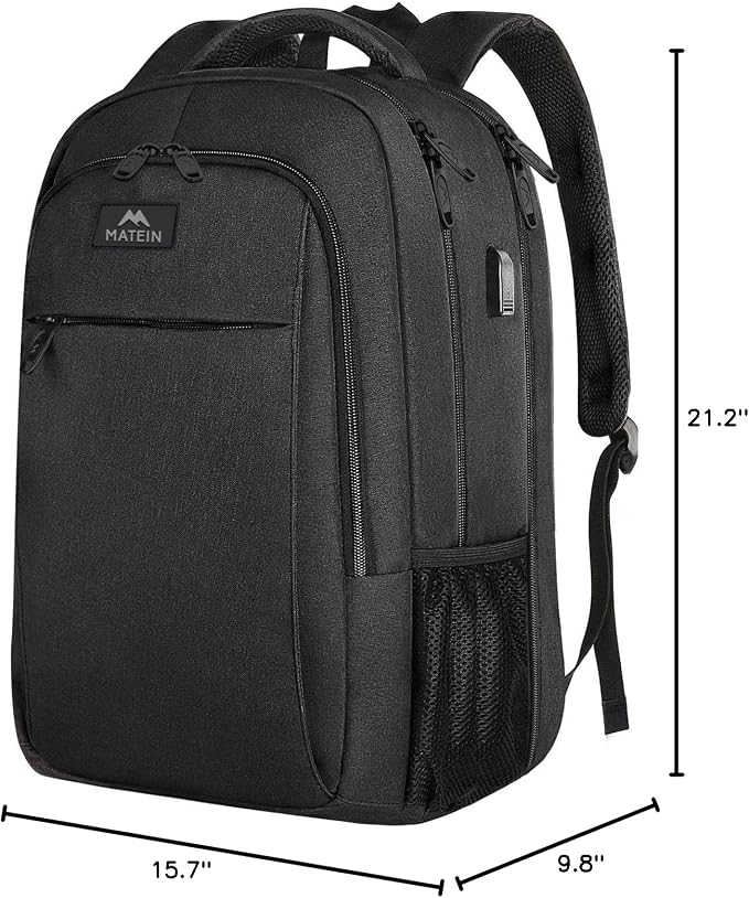 MATEIN Extra Large Travel Backpack, TSA Friendly 18.4 Inch Laptop Backpack - Image 11