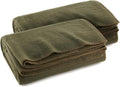 Ever Ready First Aid Olive Drab Green Warm Fire Retardant Blanket, Heavy-Duty by EverReadyFirstAid