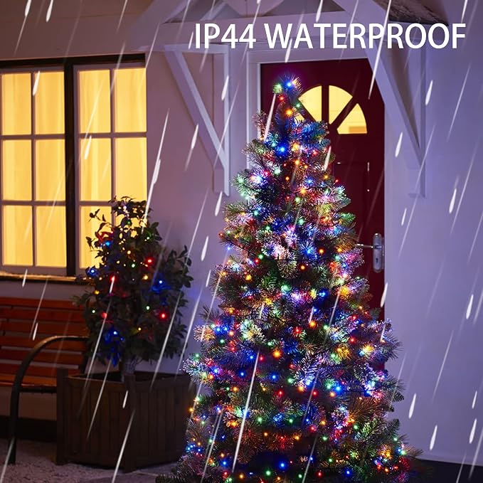 Dazzle Bright Multi-Colored Christmas String Lights, 164ft 2000 LED Waterproof - Image 5