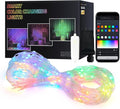 JMEXSUSS App-Controlled Color Changing Curtain Lights, 400 LED RGB String Lights by JMEXSUSS
