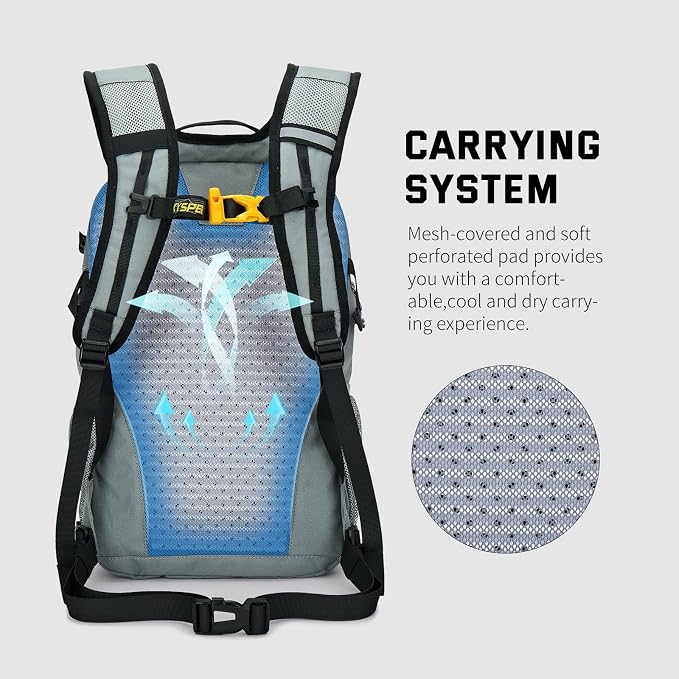 SKYSPER Small Hiking Backpack, 20L Lightweight Travel Backpacks Hiking Daypack - Image 2