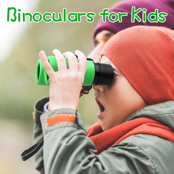 Scotamalone Kids Binoculars Shock Proof Toy Binoculars Set - Image 3