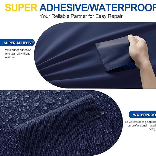 Fabric Repair Tape, Self Adhesive Canvas Repair Patch, Waterproof Outdoor - Image 4