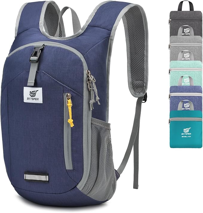 SKYSPER 10L Hiking Backpack Small Foldable Daypack Packable Lightweight Hiking by SKYSPER