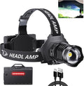 AMAKER LED Rechargeable Headlamp, High Lumens Super Bright by AMAKERBrandLighting