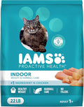 IAMS Proactive Health Dry Cat Food, Indoor Weight and Hairball Care Cat Food by IAMS