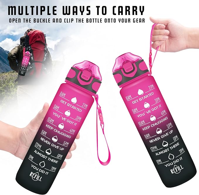 Enerbone 32 oz Drinking Water Bottle - Image 6