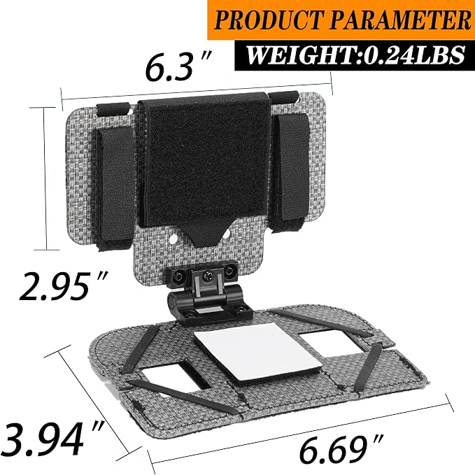 Outdoor Molle Phone Carrier, Lightweight Foldable Navigation Board - Image 2