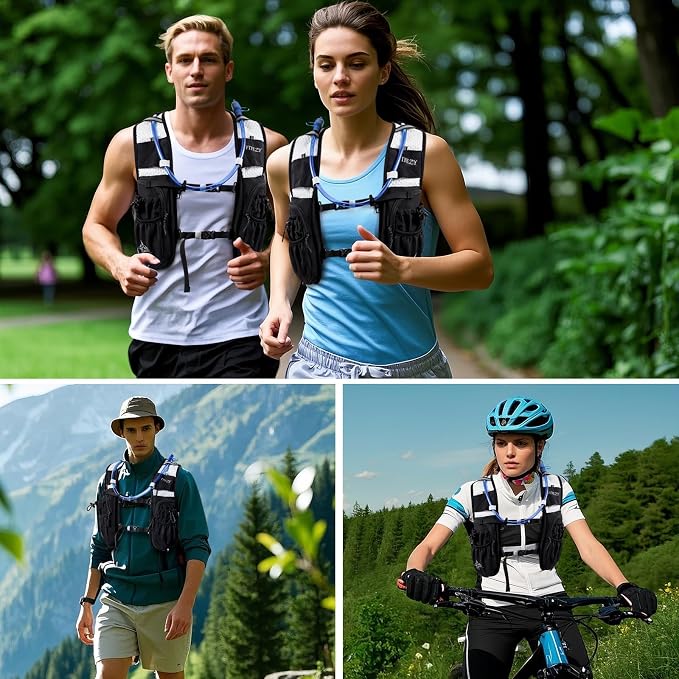 ITIEZY Running Vest for Women Men, 5L Hydration Backpack Lightweight Running - Image 7