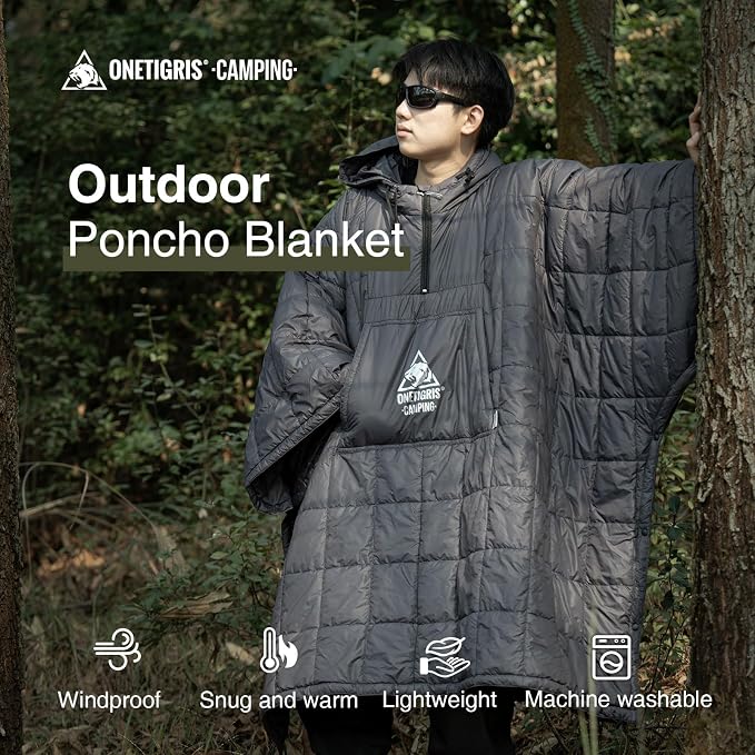 ONETIGRIS Camping Blanket Poncho - Image 2