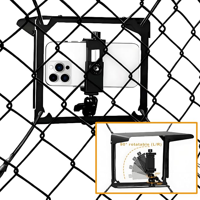Cell Phone Fence Mount with Shade - Image 3