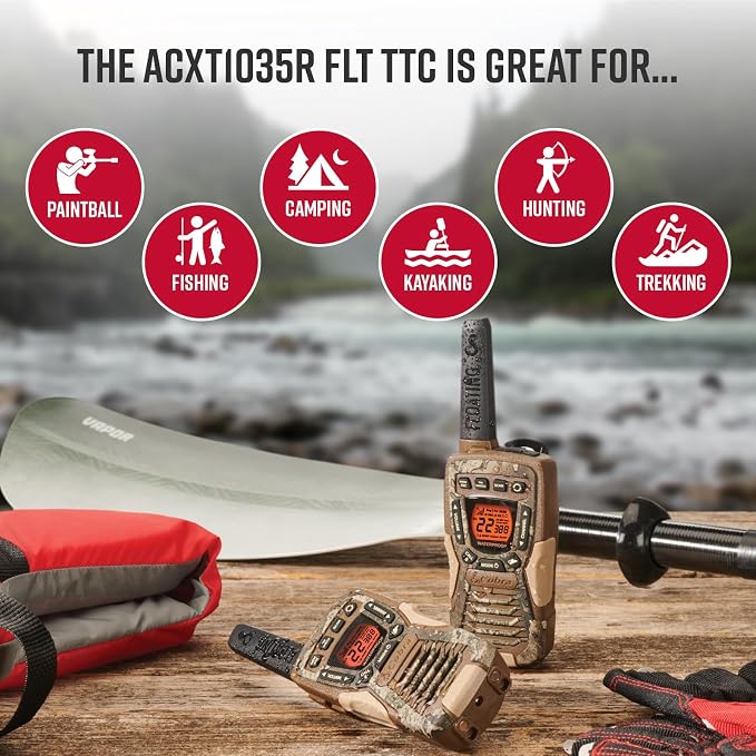 Cobra ACXT1035R FLT TTC Floating and Waterproof Walkie Talkies - Image 5