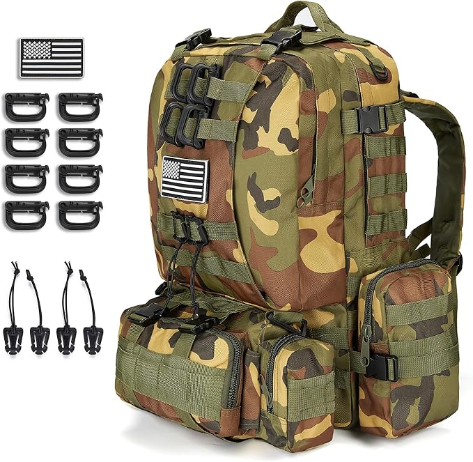 Large Military Tactical Backpack by CALUOMATT