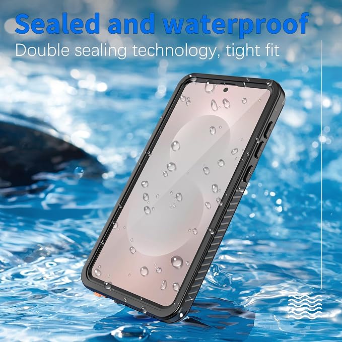 Magnetic for Samsung Galaxy S25 Edge Case, IP68 Waterproof Dustproof Case - Image 6