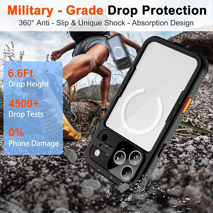 Waterproof Case for iPhone 17 Pro Max, IP68 Military Full-Body Armor, MagSafe - Image 5