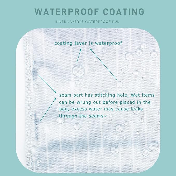 Wet Dry Bag Waterproof Reusable Wet Bag - Image 3