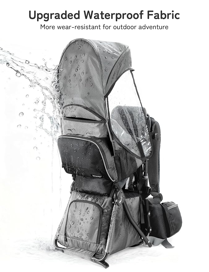 besrey Baby Backpack Carrier, Toddler Hiking Backpack - Image 6