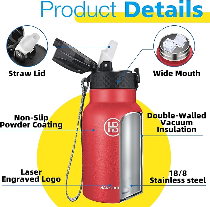 Han's Bottle Kids Water Bottle - Image 5