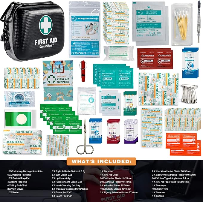 SuccorWare 150 Pieces Mini First Aid Kit - Image 2