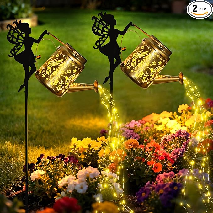 X-PREK Solar Lights Outdoor Waterproof, Fairy Solar Garden Lights Outdoor by X-PREK