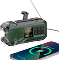 Emergency Radio Waterproof Bluetooth Speaker, Portable Digital AM FM Radio by Libovgogo-Relaxingoutdoortrip