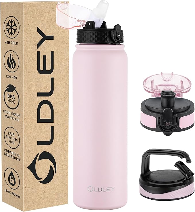 Oldley Insulated Water Bottle 32oz Water Bottles by OLDLEY