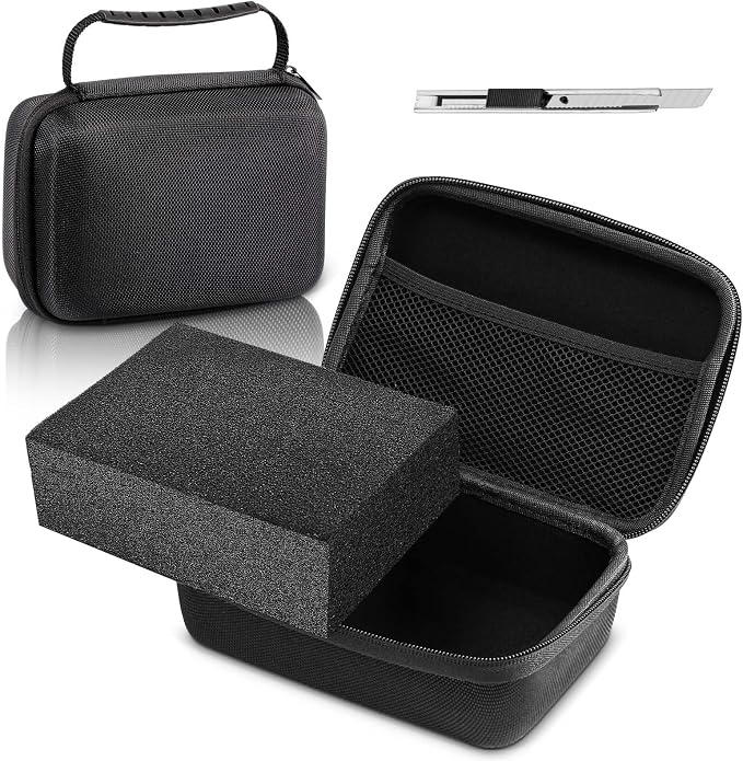 Relaxweex EVA Hard Case with Customizable Foam 7.8 x 6.3 x 3.5 Inch Protective by Relaxweex