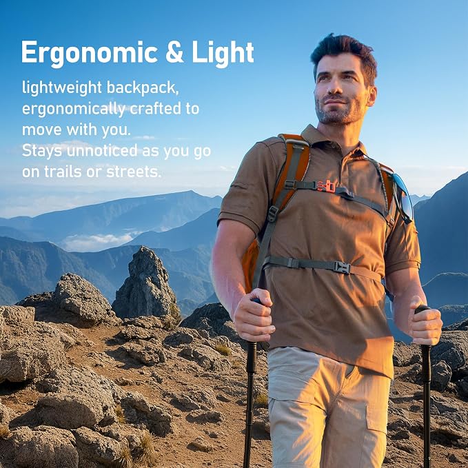 N NEVO RHINO Hiking Backpack 20L Water Resistant Outdoor Day Pack, Lightweight - Image 7
