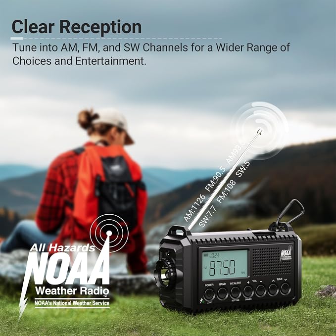 Auto NOAA Digital 5000 Weather Radio - Image 3