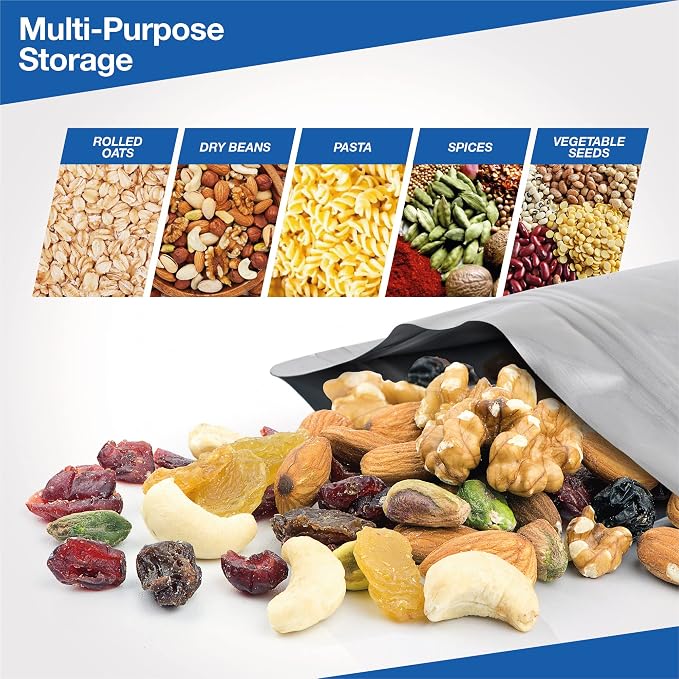 BELLE KR® 100 Pcs Assorted Mylar Bags - Image 6