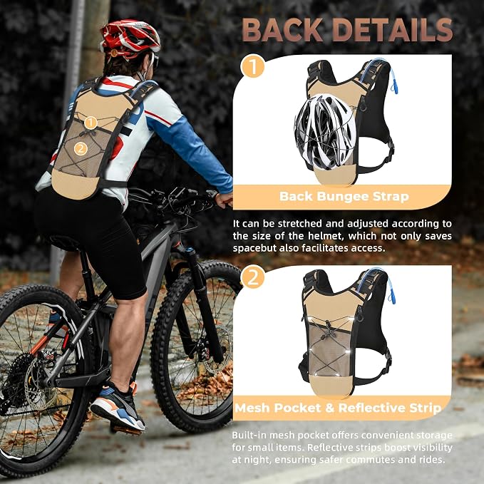 Criuage USA Original Patent Running Hydration Vest Backpack, Lightweight Chest - Image 4