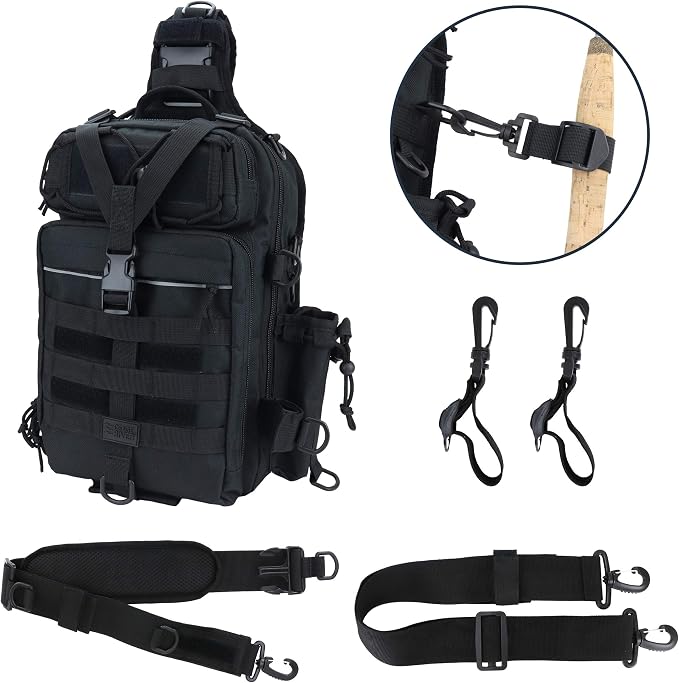 OSAGE RIVER Deluxe Tackle Sling Fishing Bag - Image 5