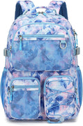 Lohol Multi-Pocket Backpack for School College Travel, Heavy Duty Big Bookbag by Lohol