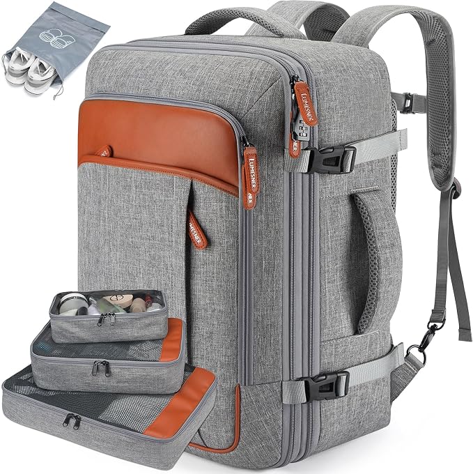 Lumesner Carry on Travel Backpacks, Extra Large 40L Flight Approved Bag by Lumesner