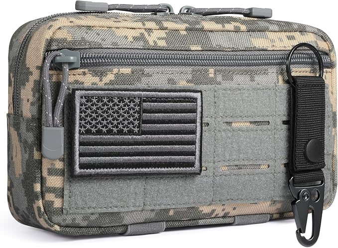 FRTKK Tactical Molle Admin Pouch Utility Laser Cut EDC Tool Pouch Bag by FRTKK